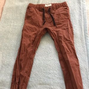 Brown joggers
